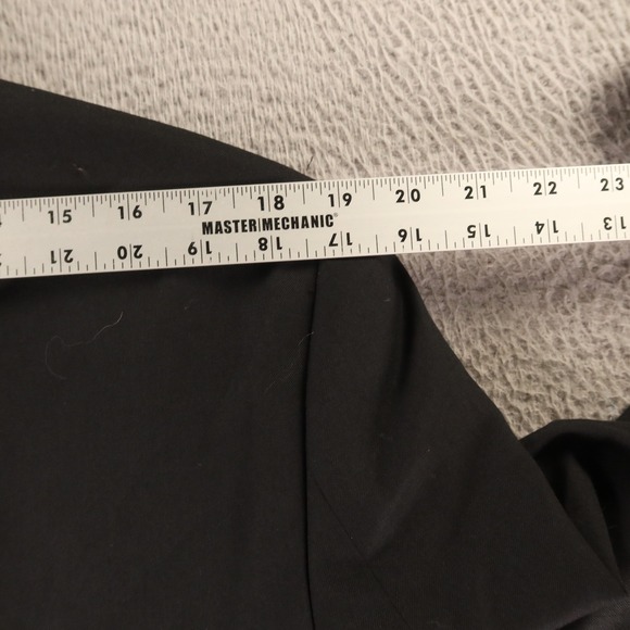 Express‎ Jacket M 40R Black Wool Slim Photographer Blazer Black Wool Sport Coat - Picture 15 of 16